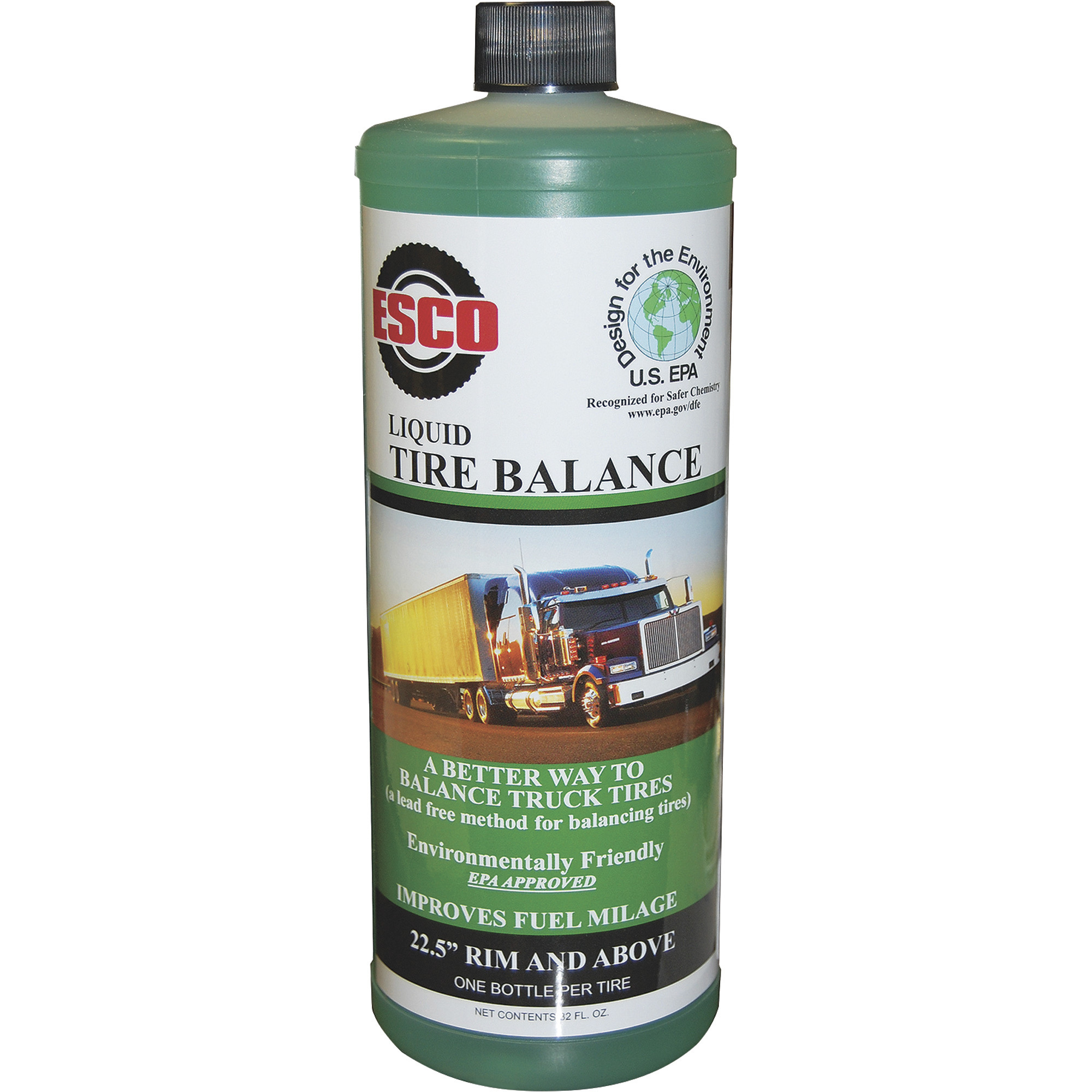 ESCO Liquid Tire Balance, One Case of Twelve 32oz. Bottles, Model# 20471